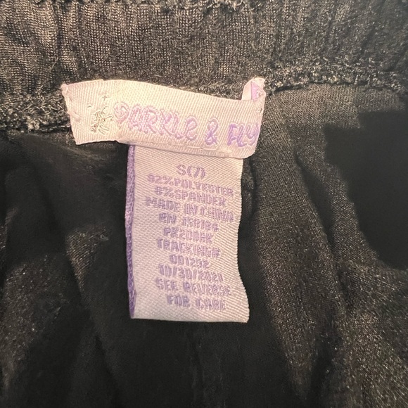 Girls black light sweatpants - Picture 3 of 3